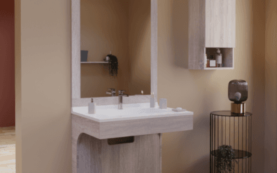 Meuble de salle de bain adaptée